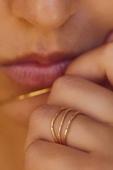 Bague triple éternelle