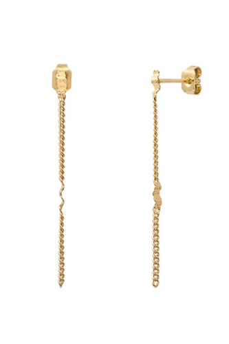 Boucles d'oreilles chaînes lena