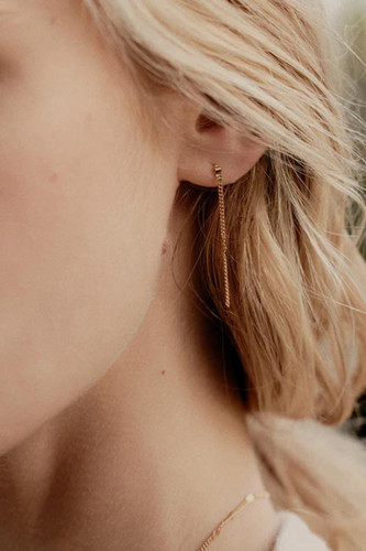 Boucles d'oreilles chaînes lena