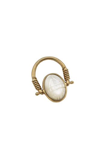 Bague Sacha scarabée grand modèle