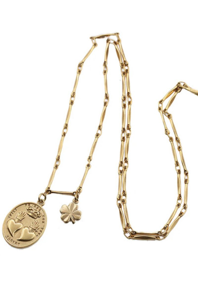 Collier Sacha médaille coeur