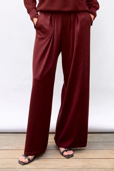 Pantalon fluide maille fine jersey