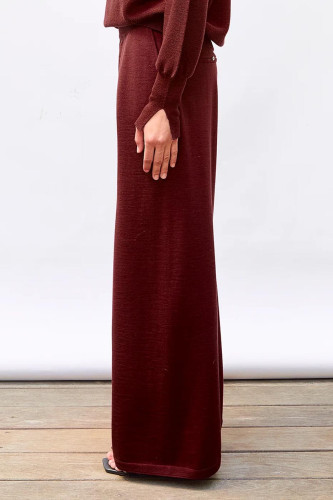 copy of Top fin maille point mousse col montant