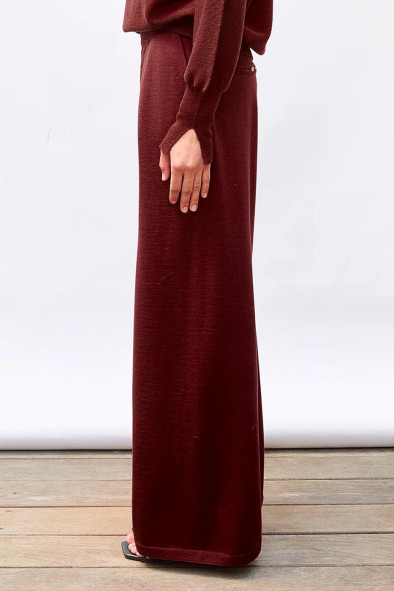 Pantalon fluide maille fine jersey