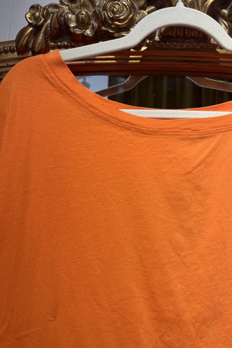 Tee shirt coton orange