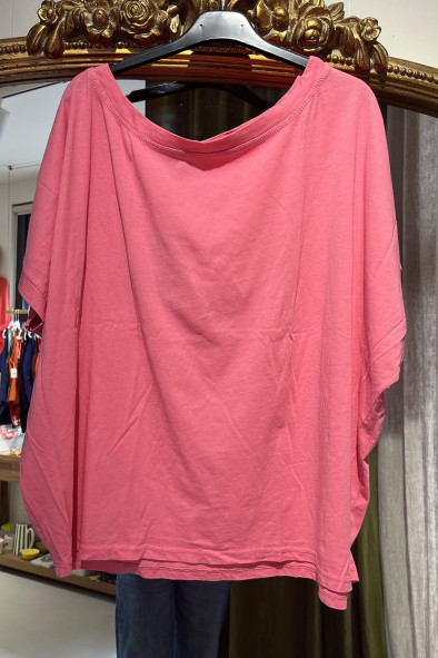 Tee shirt coton rose