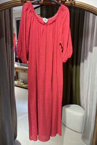 Robe fluide rose