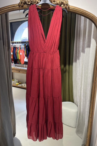 Robe fluide rouge