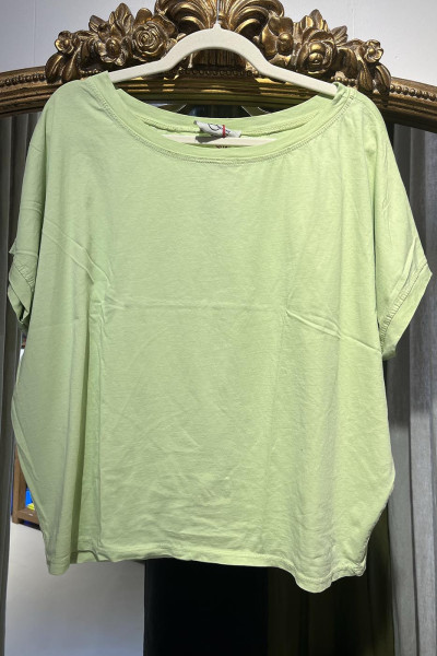 Tee shirt coton vert