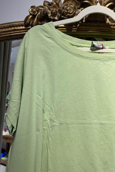 Tee shirt coton vert 2