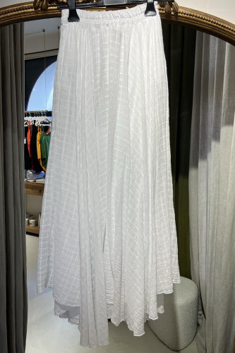 Jupe fluide blanche