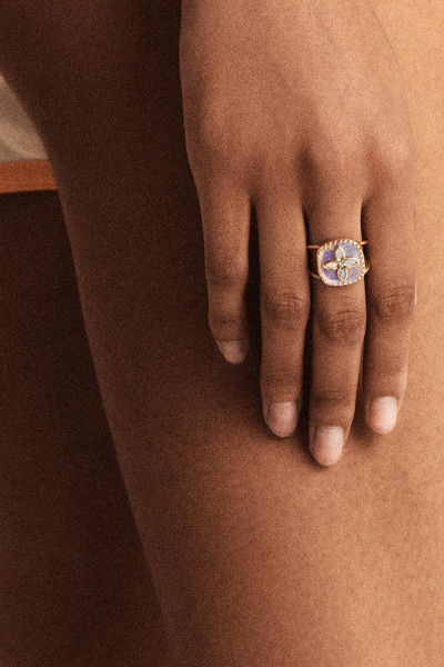 BAGUE BOWIE N°2 PIERRE DE LUNE 2