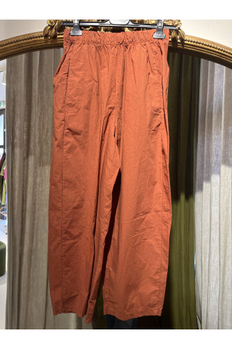 Le pantalon magic fin terracotta