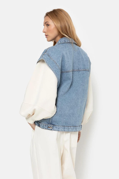 copy of Kenji Teddy Oversized Hoodie Jacket | Night Sky Blue 2