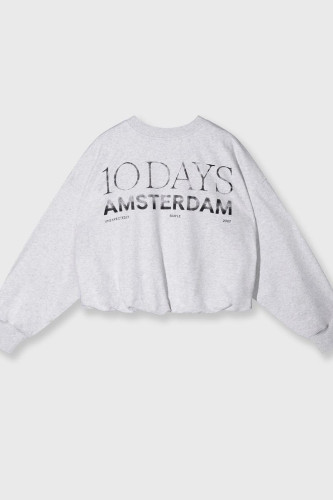 PLEATED SWEATER BACK STAMP