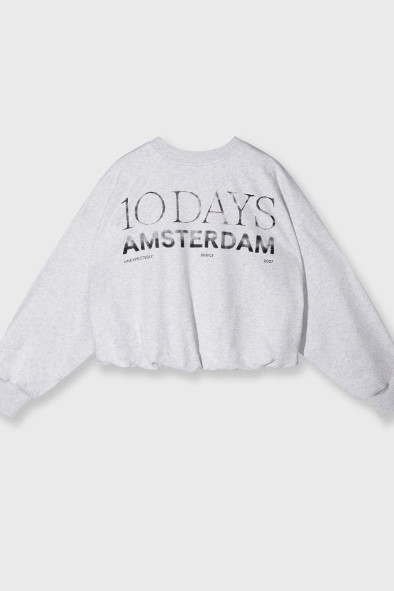 PLEATED SWEATER BACK STAMP