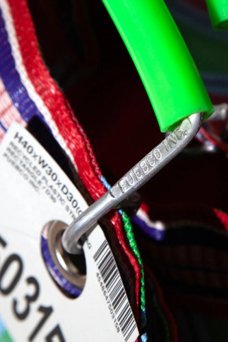 RECYCLED PLASTIC STRIPE BAG