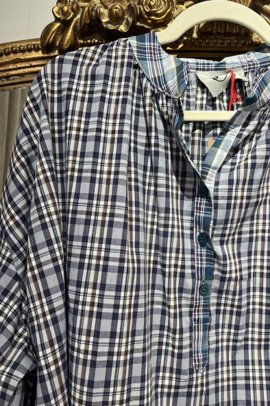Blouse à carreaux