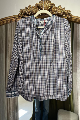Blouse à carreaux