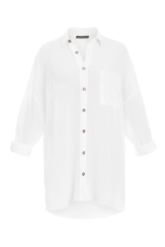 Chemise mi-longue oversize Mykonos