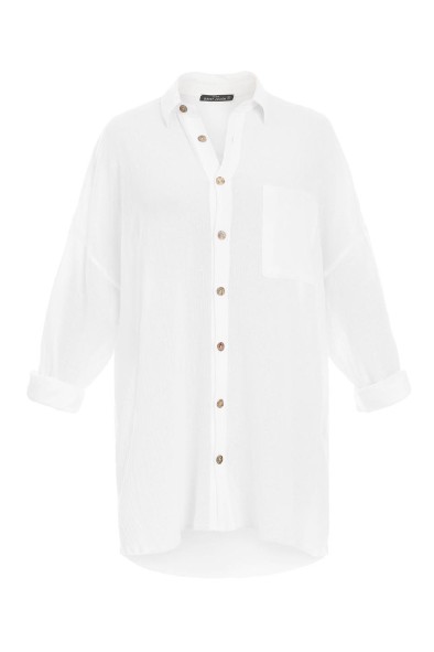 Chemise mi-longue oversize Mykonos