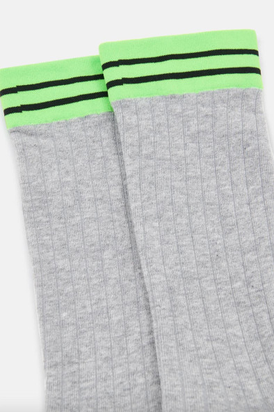 Chaussettes côtelées