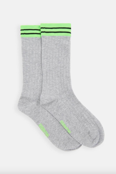 Chaussettes côtelées