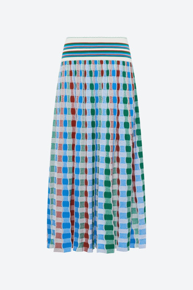 Jupe délicate maille ondulée