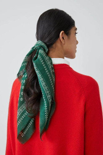 FOULARD N°676 BRITISH GREEN