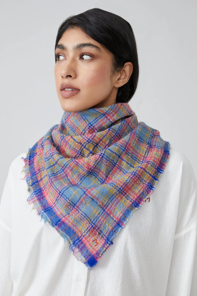 FOULARD N°801 DAISY PINK 2