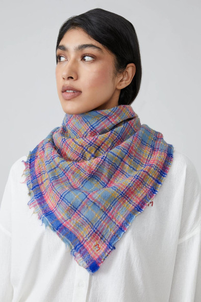 FOULARD N°801 DAISY PINK