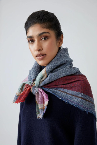 FOULARD N°687 INDIGO