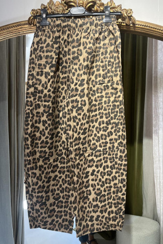 Le pantalon magic fin leopard