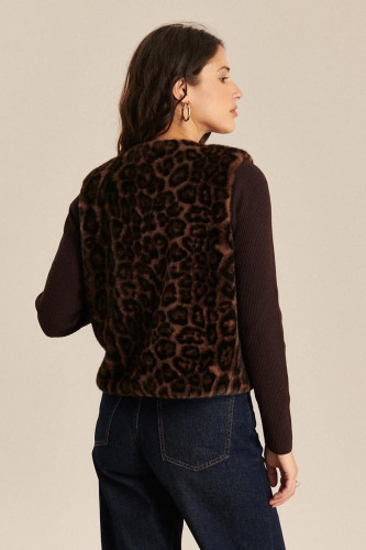 Veste sans manches Mink Baci