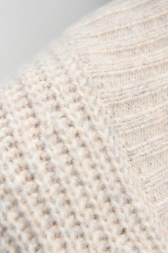 Cardigan à grosse mailles en laine