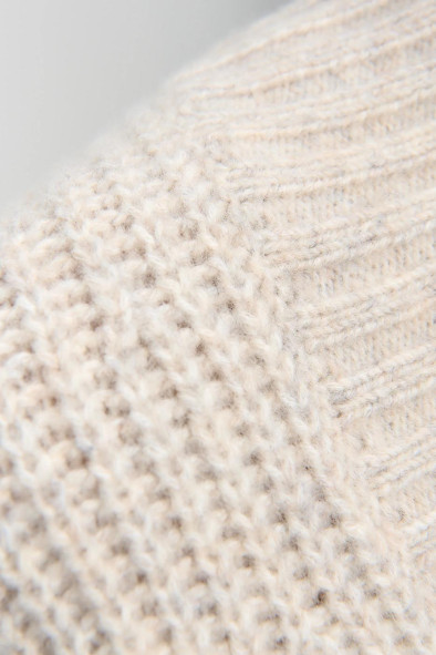 Cardigan à grosse mailles en laine