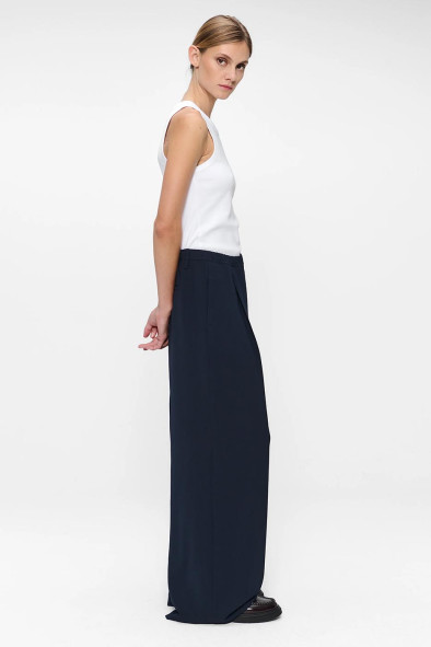 Pantalon en crêpe Japonais