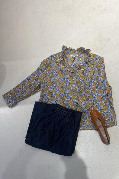 Magic large denim bleu