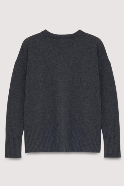 Pull cachemire gris