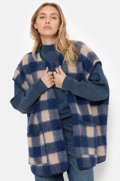 Veste large sans manches