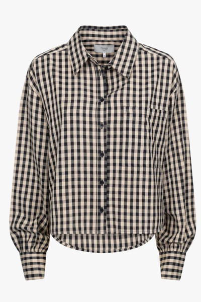 Chemise courte à carreaux