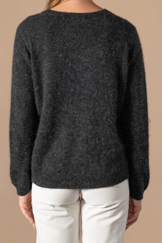 Pull Arielle gris foncé