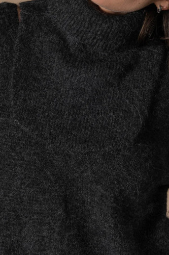 Col Marley gris foncé