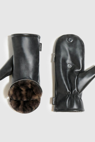 Gants Noa Noir Dark Leopard