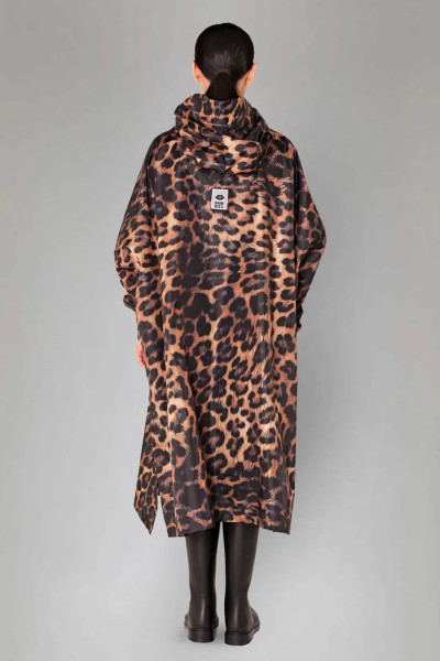 Poncho Rainkiss Dark Léopard 2