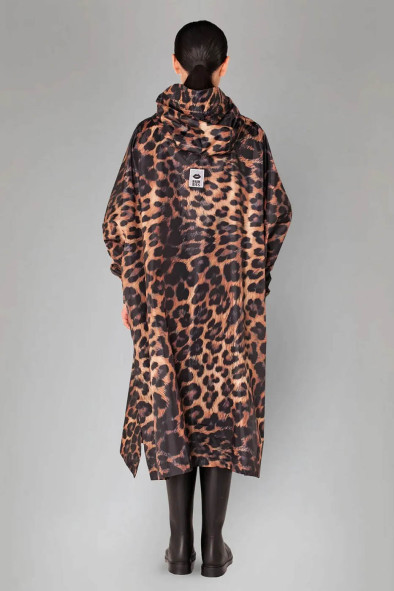 Poncho Rainkiss Dark Léopard