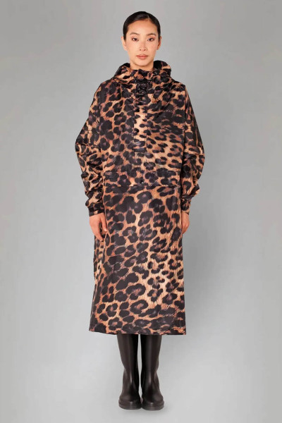 Poncho Rainkiss Dark Léopard