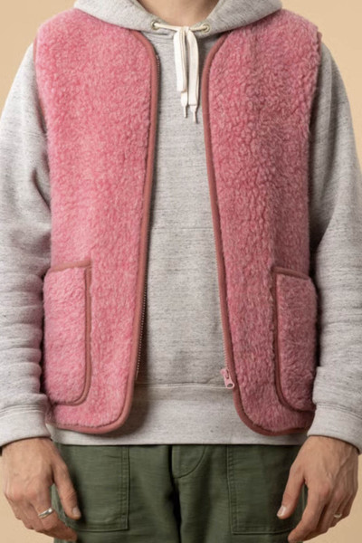 Gilet pepitco rose 2