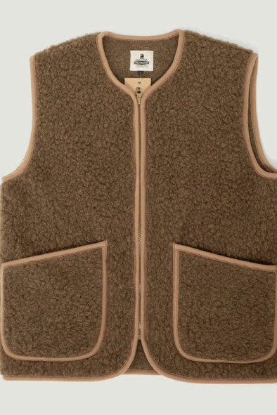 Gilet pepitco marron