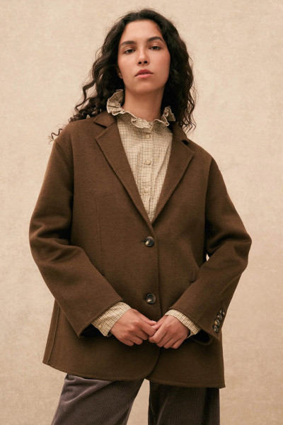 Veste Karaba wool nut 2
